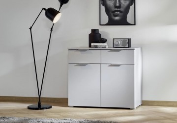 Commode alaska zijdegrijs 2 laden 2 deuren 5