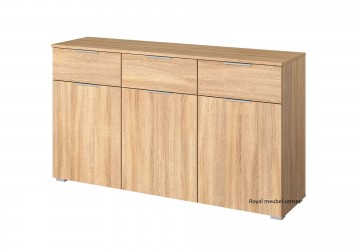 Commode dressoir alaska eiken sonoma 140 cm 1