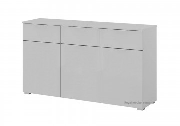 Commode dressoir alaska zijdegrijs 140 cm 1