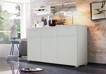 Commode dressoir alaska zijdegrijs 140 cm 2