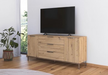 Commode dressoir finesse eiken artisan 160 cm 4