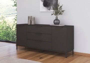 Commode dressoir finesse grafiet grijs 160 cm 4