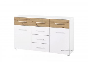 Commode dressoir keizer wit eiken artisan 140 cm 1