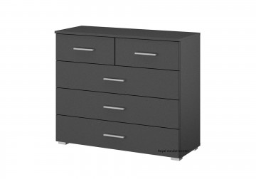 Commode ladekast fly grijs metallic 93 cm 1