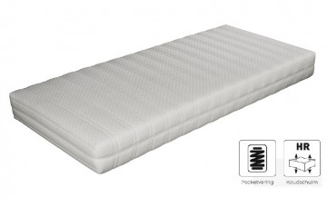 Diamond matras 21 cm  7 zone pocketvering  hr40 koudschuim