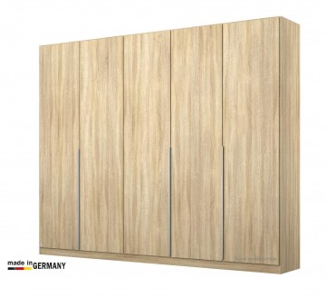 Draaideur kledingkast alaska eiken sonoma 5 deuren