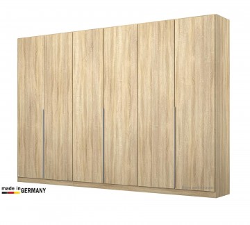 Draaideur kledingkast alaska eiken sonoma 6 deuren