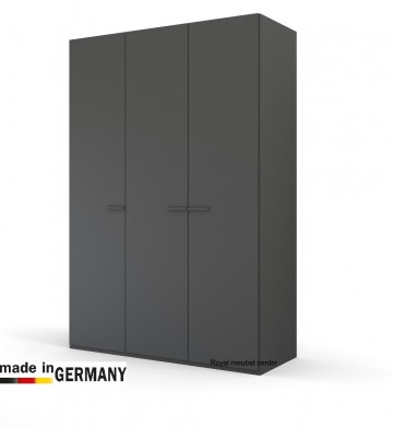 Draaideur kledingkast classic grafiet grijs 151 cm