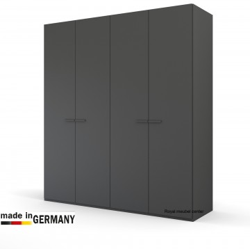 Draaideur kledingkast classic grafiet grijs 201 cm