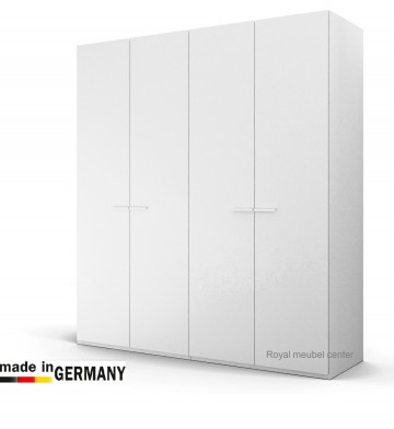 Draaideur kledingkast classic wit 201 cm