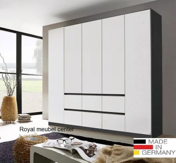 Draaideur linnenkasten main metallic grijs alpine wit 226 cm 0