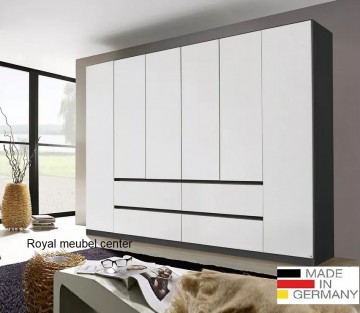 Draaideur linnenkasten main metallic grijs alpine wit 271 cm