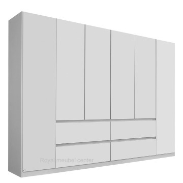 Draaideurkast main alpine wit 271 cm