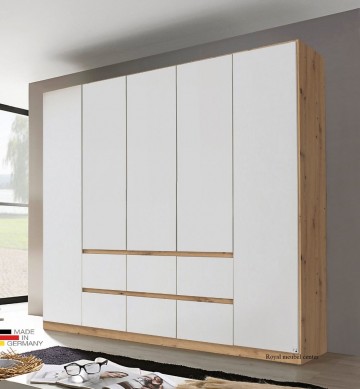 Draaideurkast main eiken wotan alpine wit 0