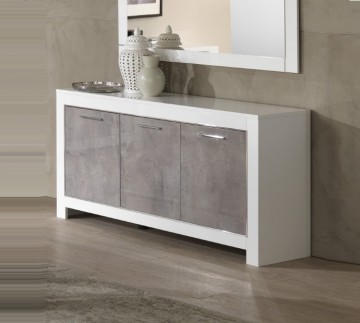 Dressoir mona marmer wit 3 deurs