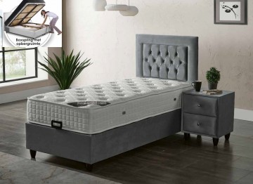 Eenpersoons boxspring florida met opbergruimte