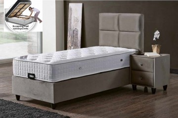 Eenpersoons boxspring quattro met opbergruimte 1