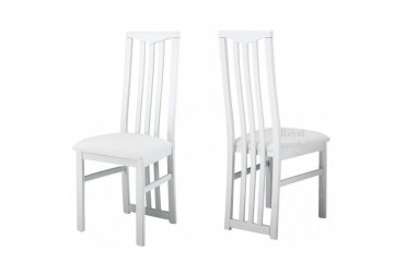 Eetkamerstoel italy hoogglans wit 1