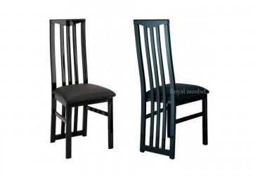 Eetkamerstoel italy hoogglans zwart 1