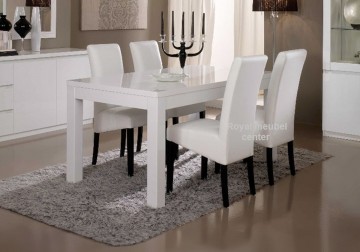 Eettafel forever hoogglans wit 138x80 cm 2 0