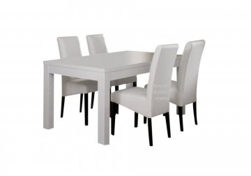 Eettafel forever hoogglans wit 190 cm 3
