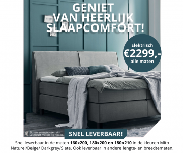 Elektrisch boxspring v1000 complete set