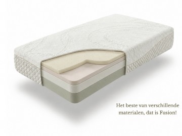 Fusion touch hybride matras 22 cm met 8 cm visco toplaag