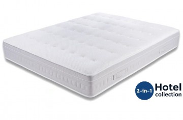 Grand hotel matras 30 cm  7 zone pocketvering met geintegreerde topper