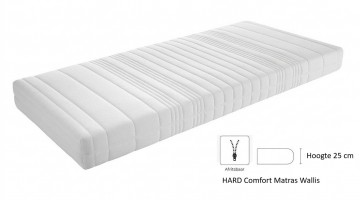 Hard comfort matras wallis met sg40 polyetherschuim 25 cm