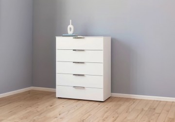 Hoge ladekast commode finesse alpine wit 4