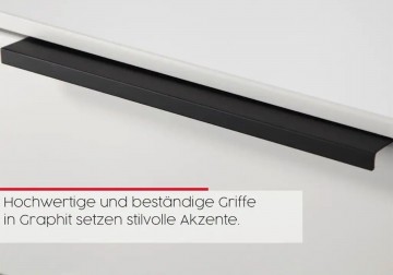 Hoge ladekast commode finesse grafiet grijs 5