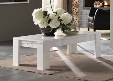 Hoogglans wit langwerpig salontafel royal meubel centr 1