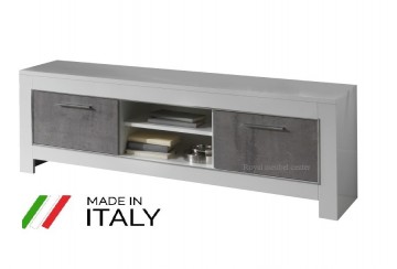 Hoogglas marmer tv meubel chrome 160 cm royal meubel center rotterdam 0