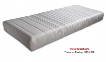 Koudschuimmatras pinto 21 cm  7  zone hr40 soepel hr38 stevig