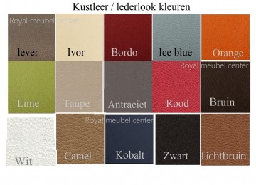 Kustleer lederlook kleuren 5 0