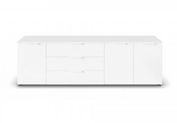 Lage commode dressoir finesse alpine wit 199 cm 3