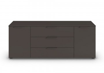 Lage commode dressoir finesse grafiet grijs 3