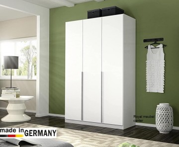 Linnenkast alaska wit 3 deuren kledingkast