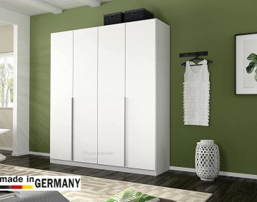 Linnenkast alaska wit 4 deuren kledingkast