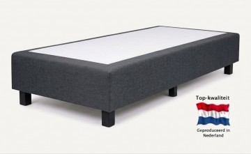 Losse boxspring dora  geveerde boxspring   antraciet