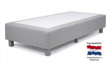 Losse boxspring dora  geveerde boxspring   lichtgrijs