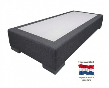 Losse boxspring elanza  geveerde boxspring   antraciet kleur
