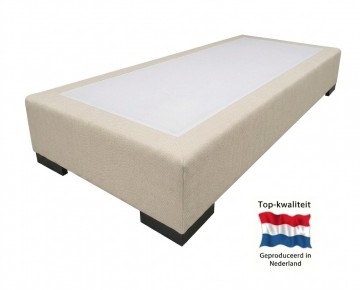Losse boxspring elanza  geveerde boxspring   beige kleur