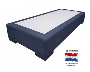 Losse boxspring elanza  geveerde boxspring   navyblauw kleur