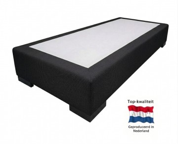 Losse boxspring elanza  geveerde boxspring   zwart kleur