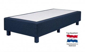 Losse boxspring roma  vlakke box  navyblauw