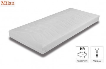 Milan 16 cm koudschuimmatras hr40 soepel hr38 stevig