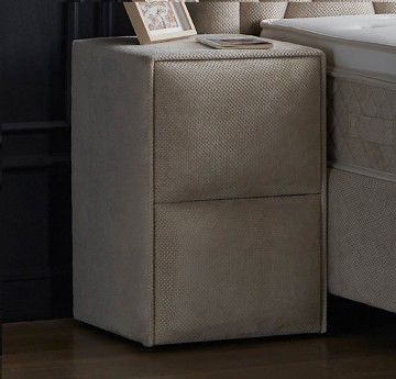 Nachtkast boxspring azur