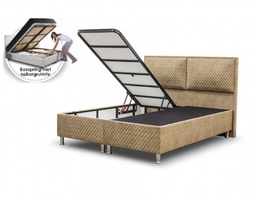 Opbergbed pina cappuccino openbak