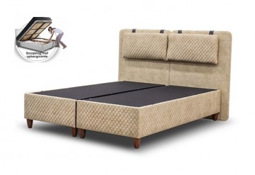 Opbergbedden eva beige   zonder matras